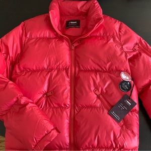 CiSono lightweight red puffer jacket size medium